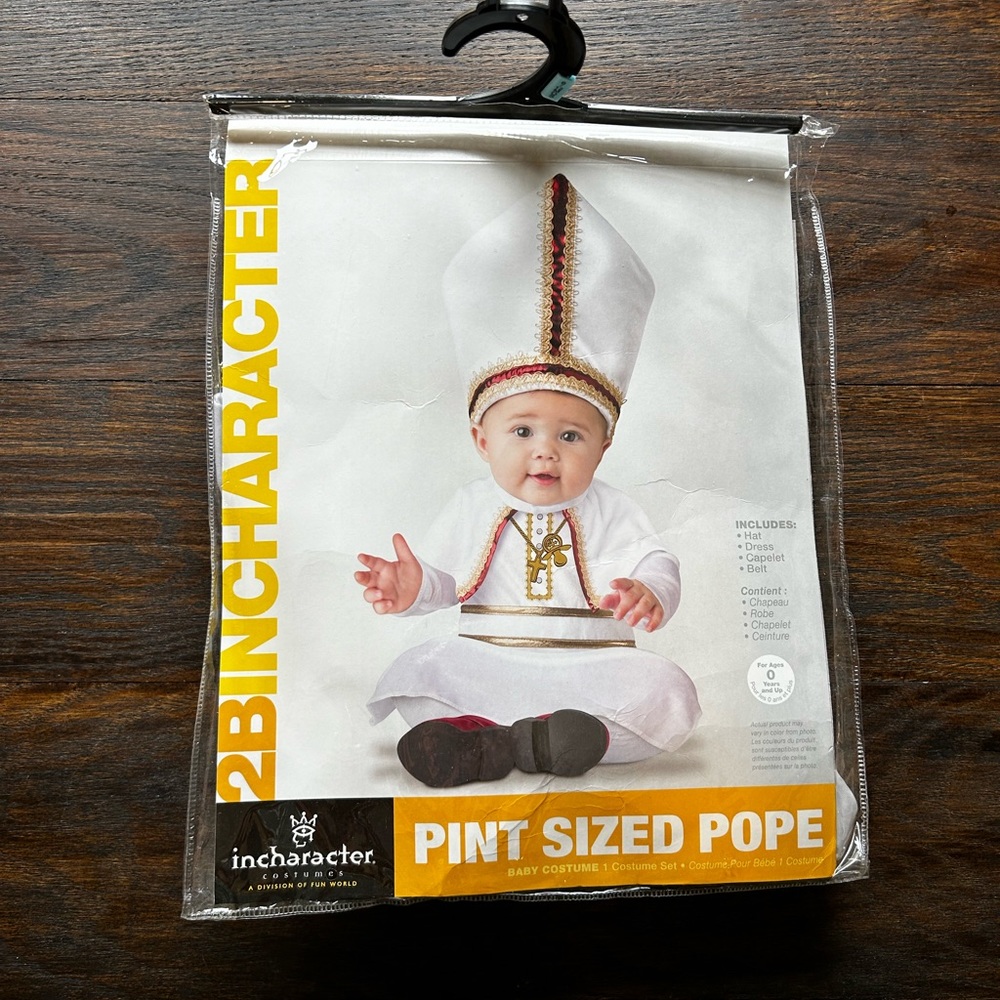 Pint Size Pope Costume
